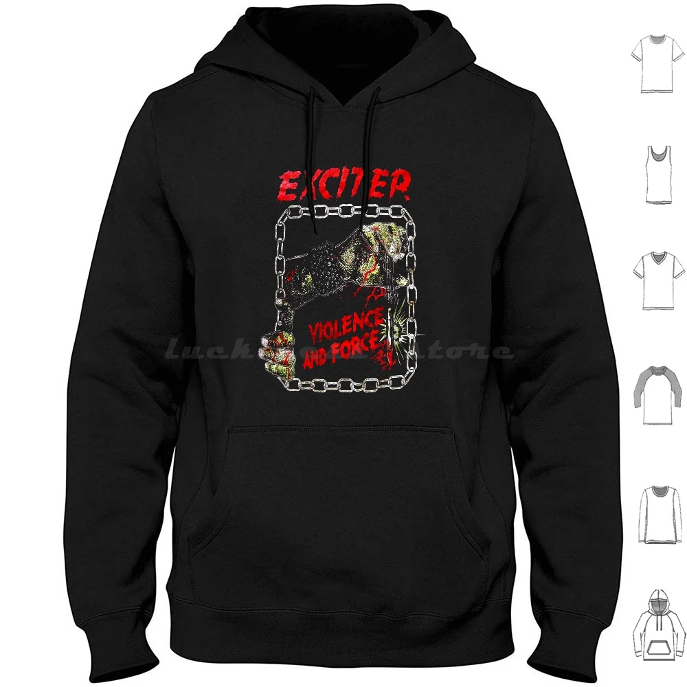 Mens My Favorite Violence And Force Exciter Trending 1 Cute Gifts Hoodie cotton Long Sleeve Mens My Favorite Violence And