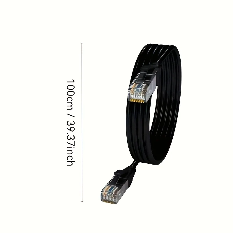 كابل إيثرنت Cat6 3 قطع، رقعة شبكة أسود/أزرق/رمادي، سلك RJ45 بدون مخاطر بسرعة 1 جيجابت في الثانية بسرعة 250 ميجاهرتز