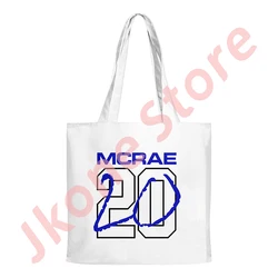 Tate McRae 20 Logo Ürün Omuz Çantaları Unisex Moda Komik Rahat Sonra Düşünüyorum Çanta Streetweed