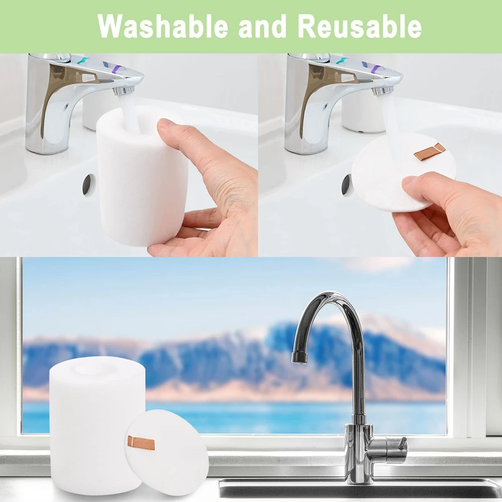 Replacement Filter Compatible for Shark IQ RV1001AE RV101 Robot Vacuum Cleaner Accessories Base Pre-Motor Foam Filters