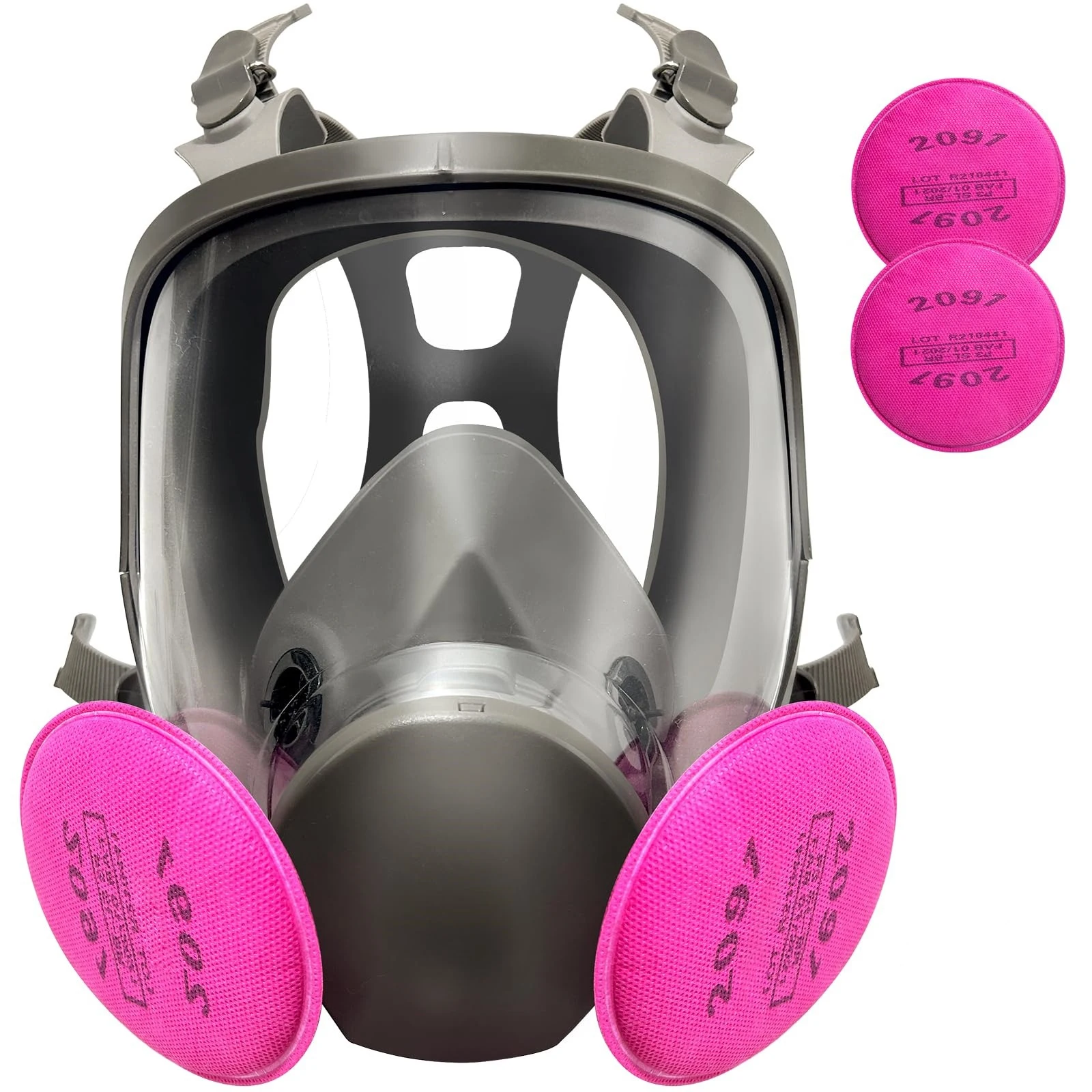 قناع غاز كامل للوجه مضاد للضباب ، أطقم أجهزة تنفس ، صناعي ، طلاء ، رش ، أعمال أمان ، واقي