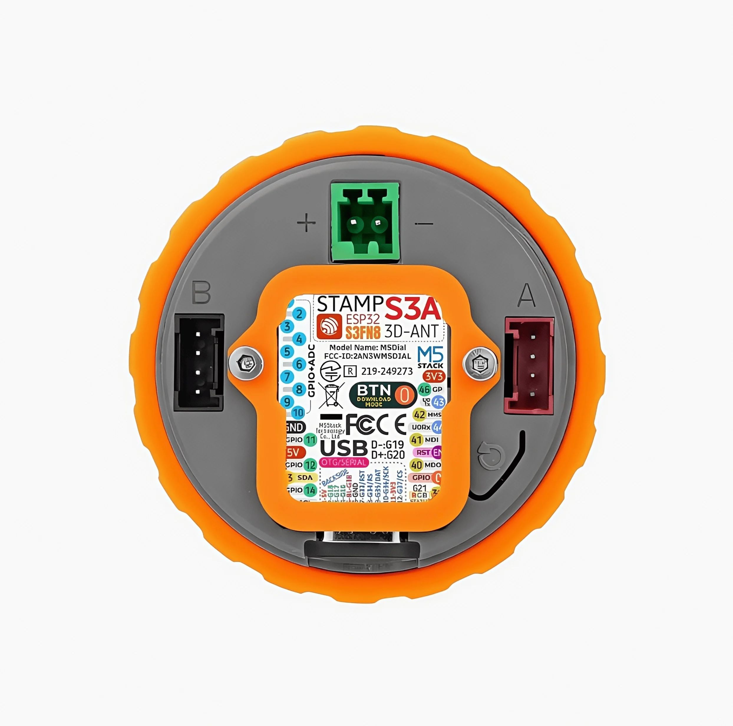M5Stack M5Dial v1.1 Controlador programable con perilla Pantalla táctil redonda de 1,28" ESP32S3