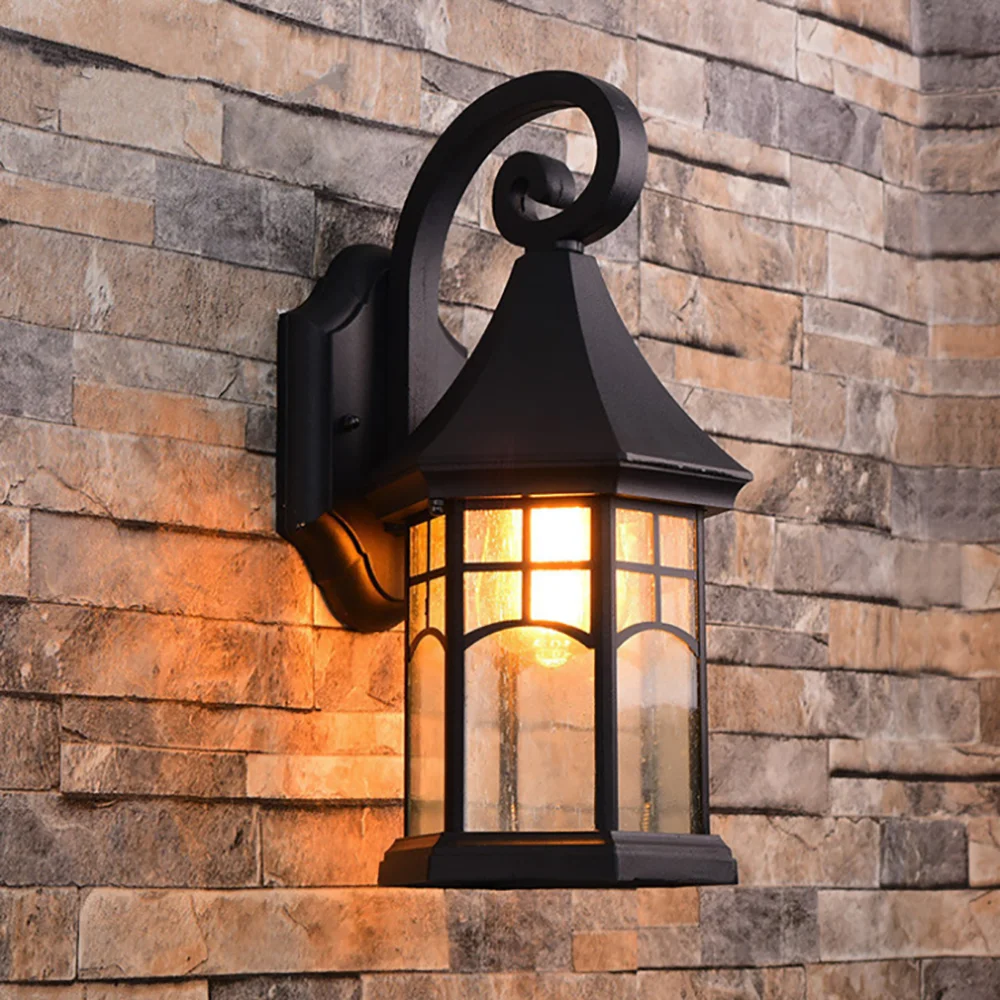 outdoor waterproof wall lamp antique sconce outdoors modern simple style high quality led suitable to decorative lights