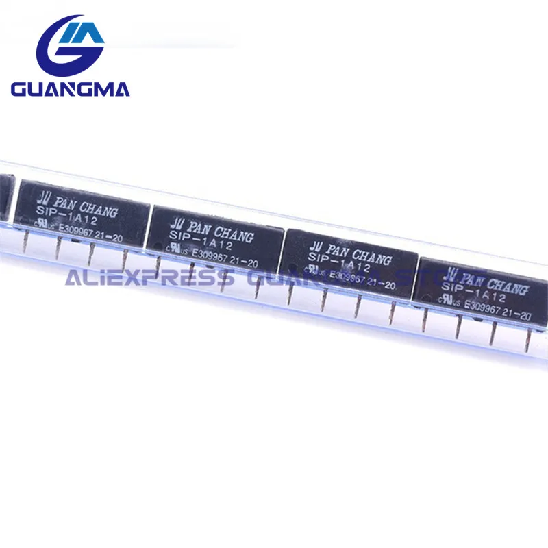 Imagem -03 - Sip 1a12 100 Novo Módulo de Interruptor Relé Reed Original Sip1a05 Sip-1a24 4pin Reed Relé Ss1a24 5v 12v 24vdc 50 Peças