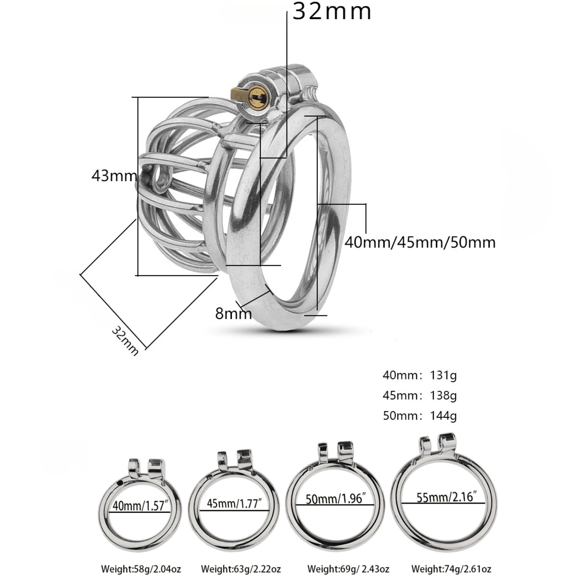 New Stianless Steel Chastity Cage electric shock Chastity Devices Penis Ring Male Cock Cage SM Adult Sex Toy Men Urethral Lock