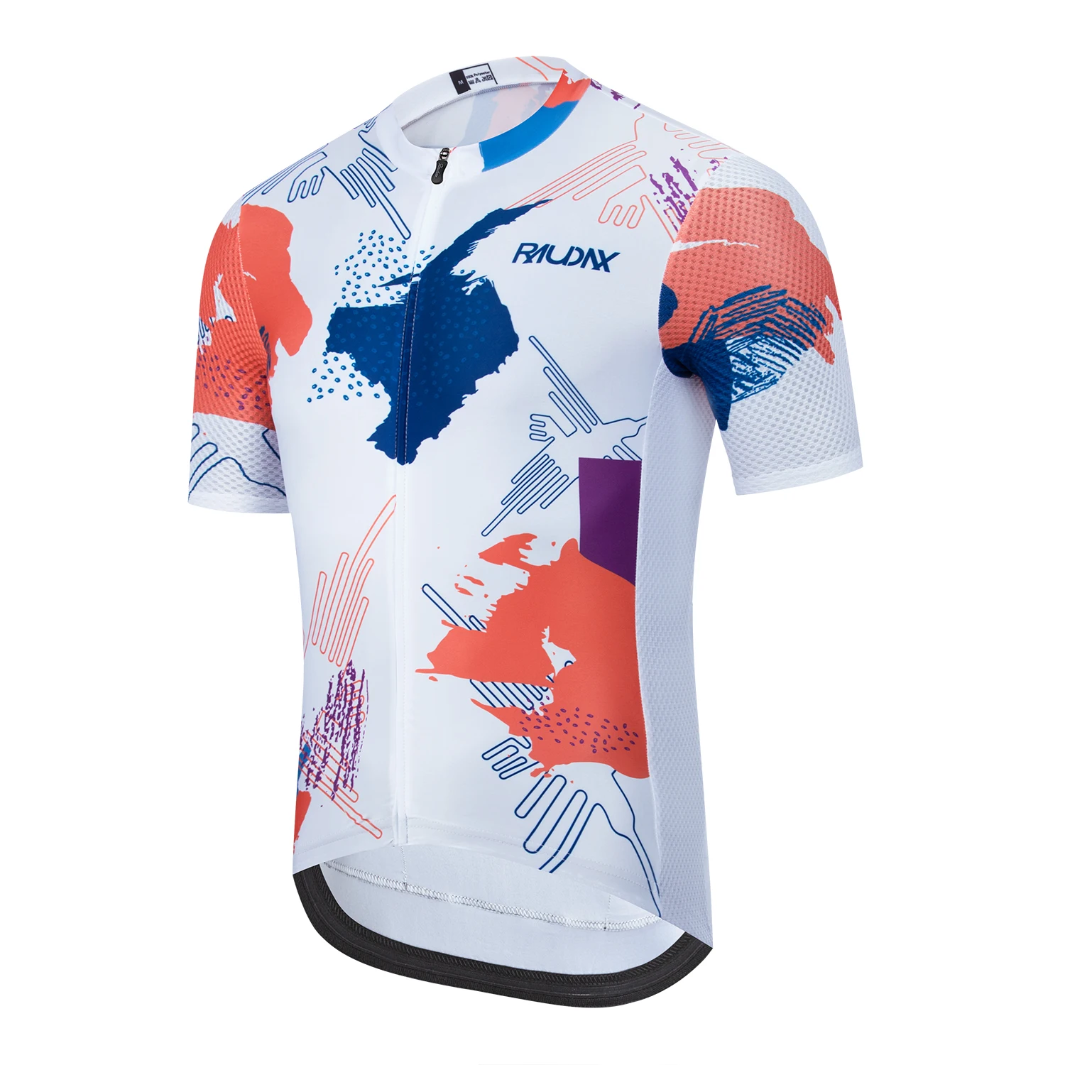 RAUDAX Sommer Herren Kurzarm Radtrikot Rennradtrikot Kleidung Mountainbike Sportbekleidung mit drei Taschen