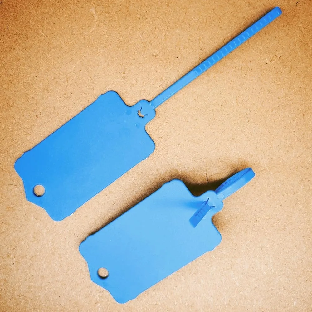 50/100Pcs Reusable Plastic Tags Hang Tag Waterproof Label Seal Cable Tie Color Classification Mark Sign Shoes Clothes Hang Label