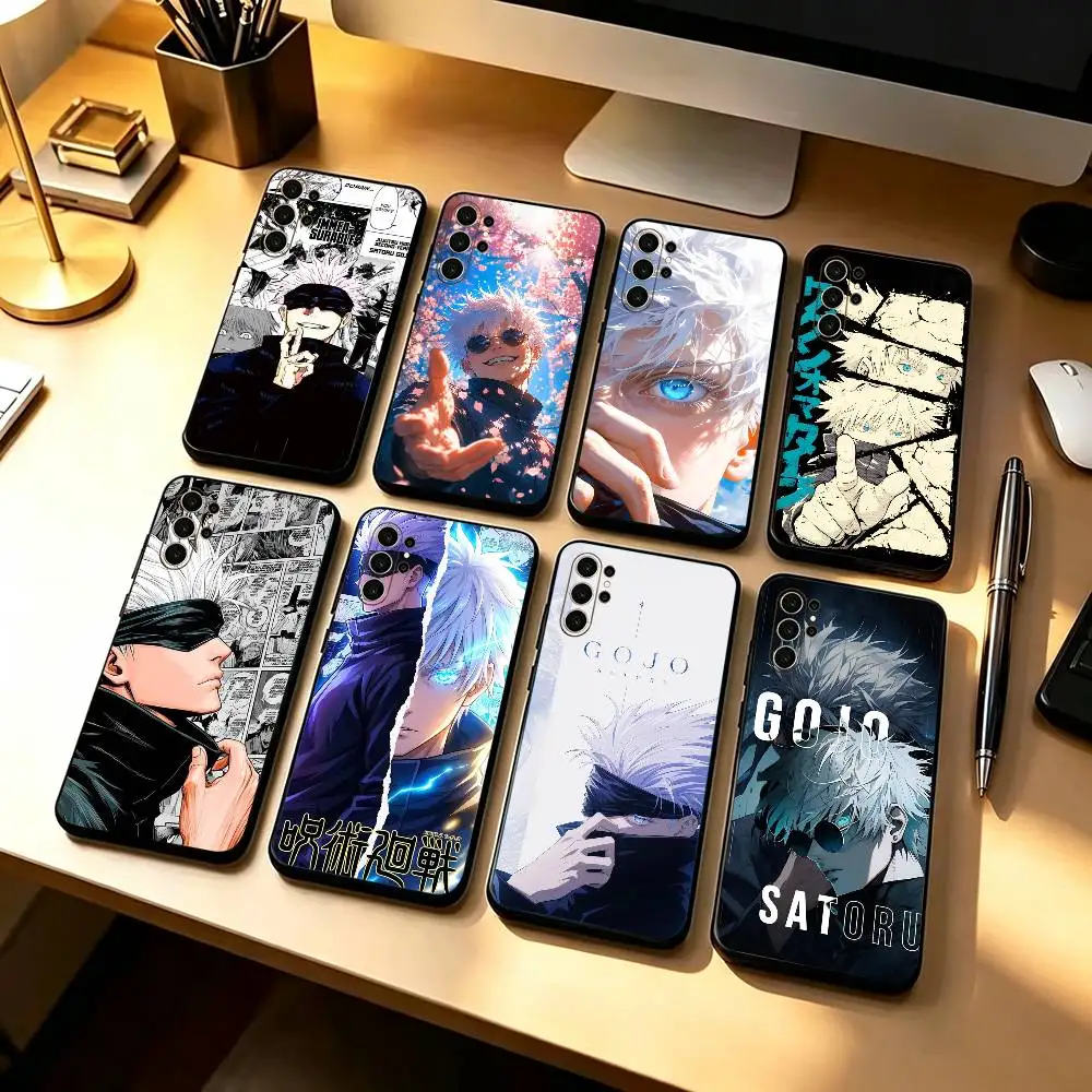 The Strongest White hair teacher G-GojoS   Basic Phone Case For Samsung S26,25,24,21,22,20,10,9,8,7,Ultra,Plus, Fe, Lite Cover