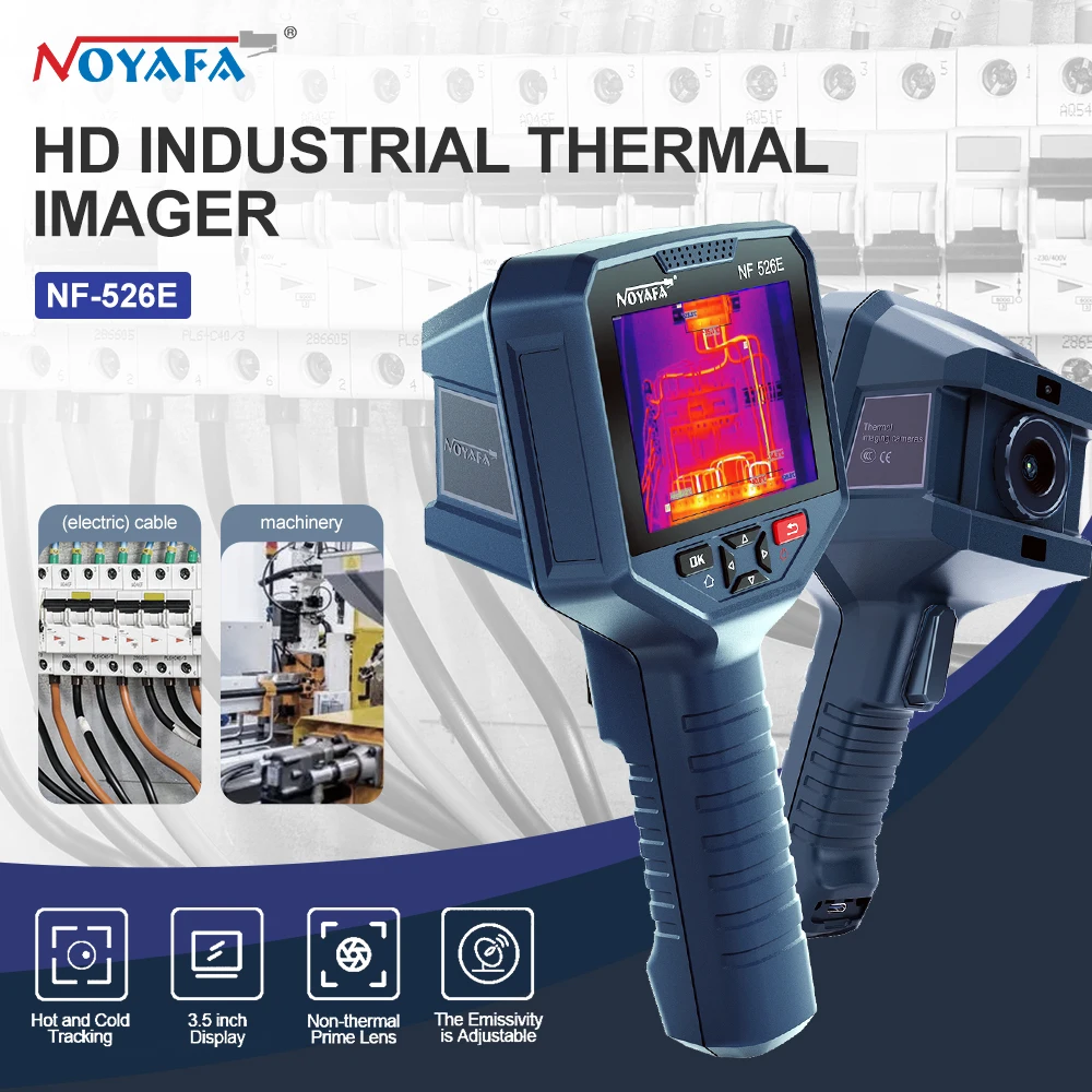 NOYAFA NF-526E Thermal Imager 256x192 Infrared Thermal Imager -20~400℃ Thermal Imaging Camera Pipeline Leak Inspect Tool