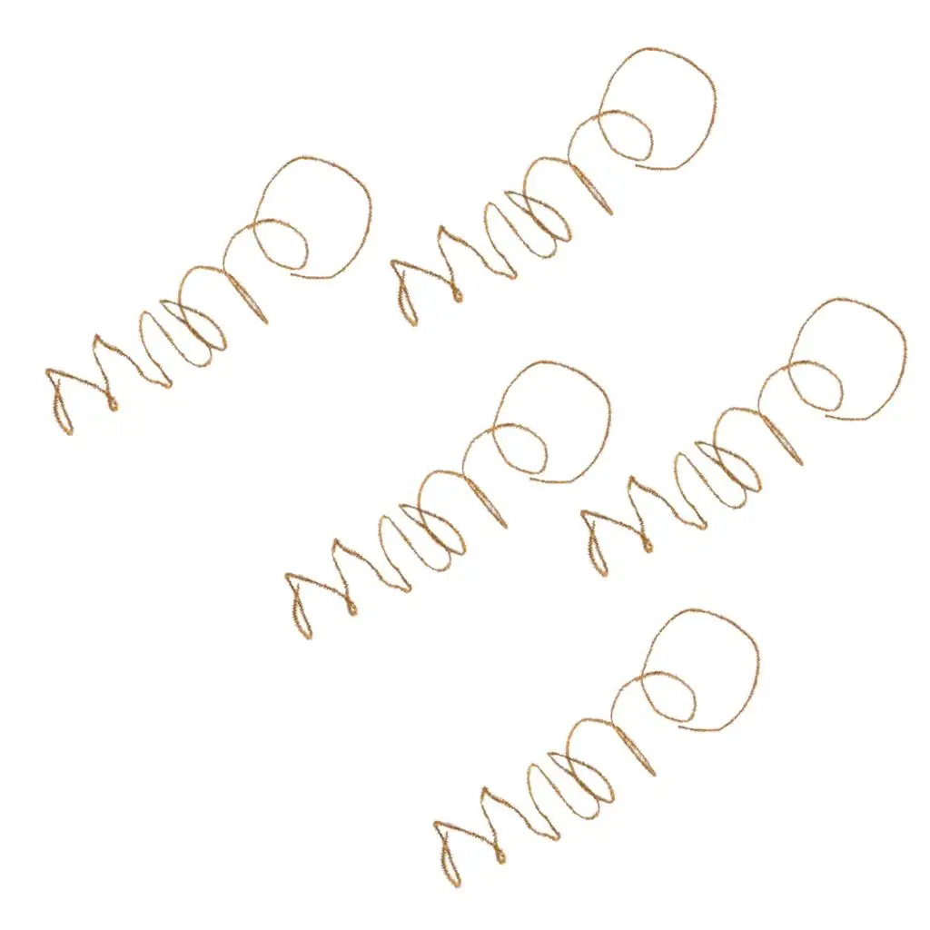 

Tinsel Garland Gold Shiny Miniature Hanging Decor Dollhouse Christmas Tree Decoration for