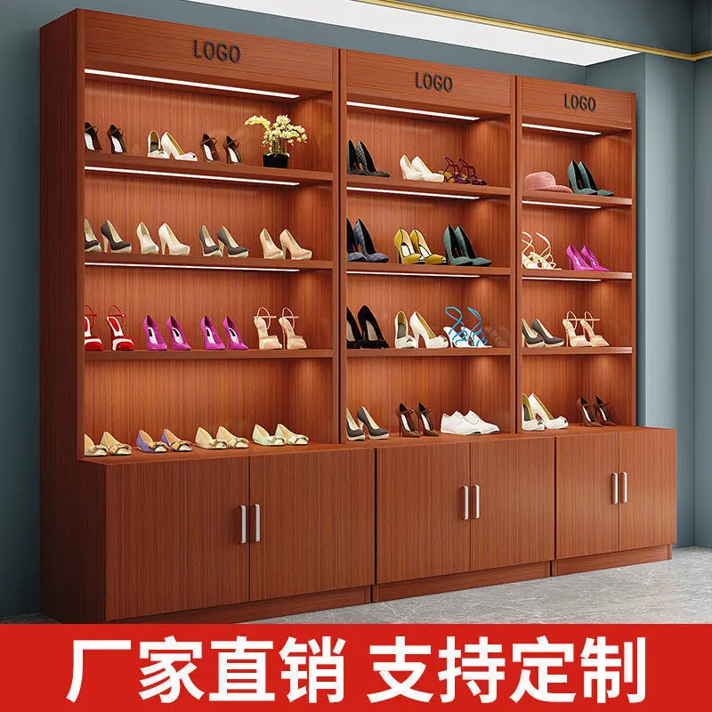 Custom Beauty Cosmetics Display Cabinet Set Mother and Nail Salon Display Rack Supermarket Storage Rack Advertising Exh