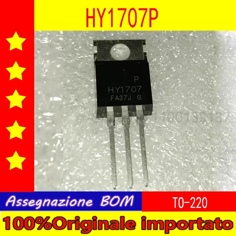 10pcs/lot  HY1707 HY1707P electric vehicle controller commonly used field effect transistor 75V 80A