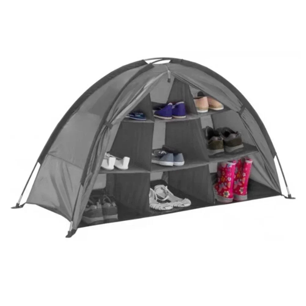 Organizador de almacenamiento para zapatos de acampada, tela Oxford 210D, organizador de ropa plegable para RV con bolsa de transporte, novedad de 2023