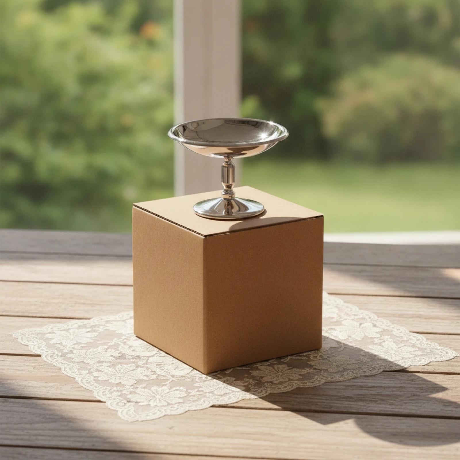 Dessert Cup with Pedestal Silver Stainless Steel Dessert Bowl Pedestal Bowl Rust-Resistant Pudding Cup Food-Grade for Hosts