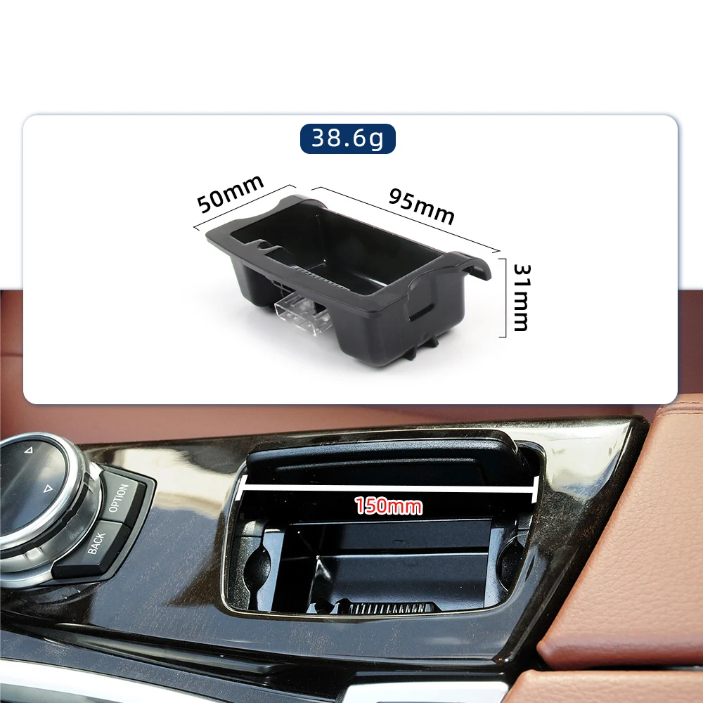 Car Center Console Ashtray Box Ash Case Cover For BMW 5 Series F10 F11 F18 520 523 525 528 530 2010-2017 51169206347