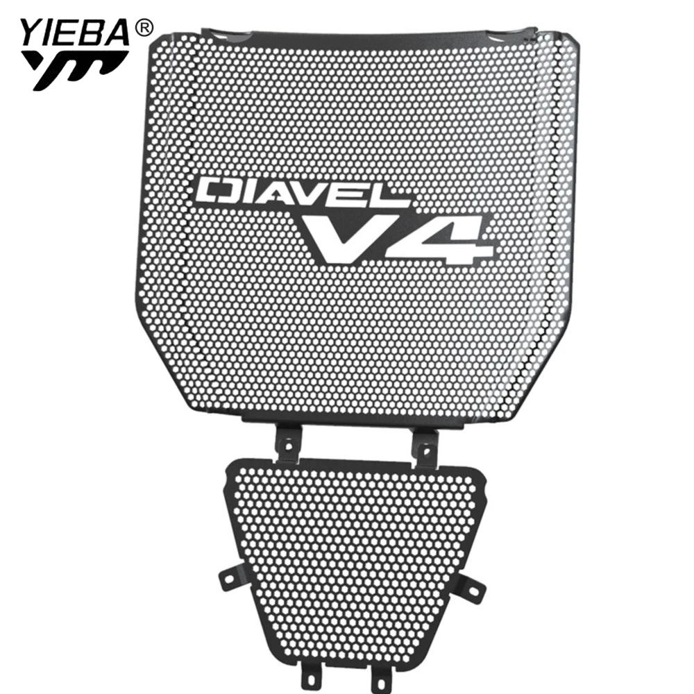 

2023 2024 DIAVEL V4 Motorcycle Accessories Radiator Guard Grille Oil Cooler Guard Set Protector Protection For Ducati Diavel V4