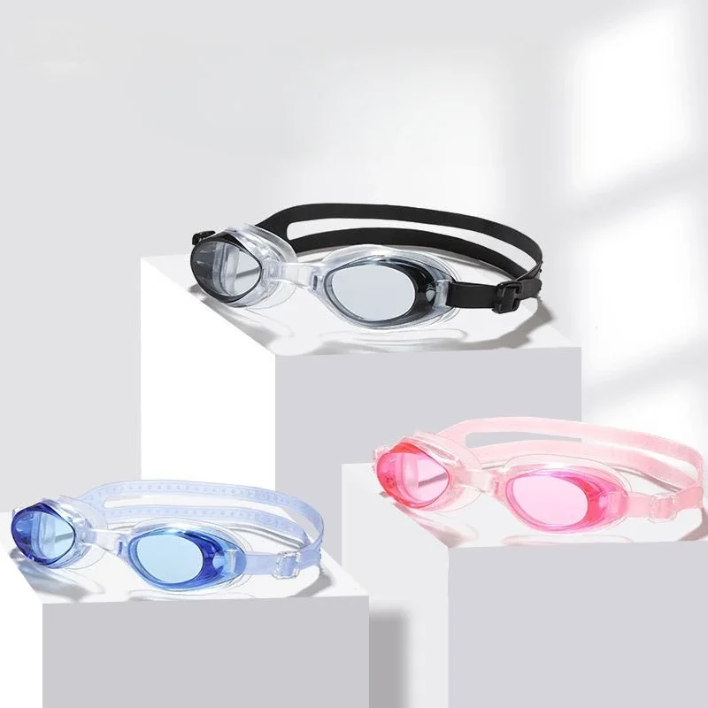Antibeschlag-wasserdichte Schwimmbrille, Schwimmbad, Schwimmen, Sport, Wasserbrille, Brillen mit Tasche für Männer, Frauen, Jungen, Mädchen