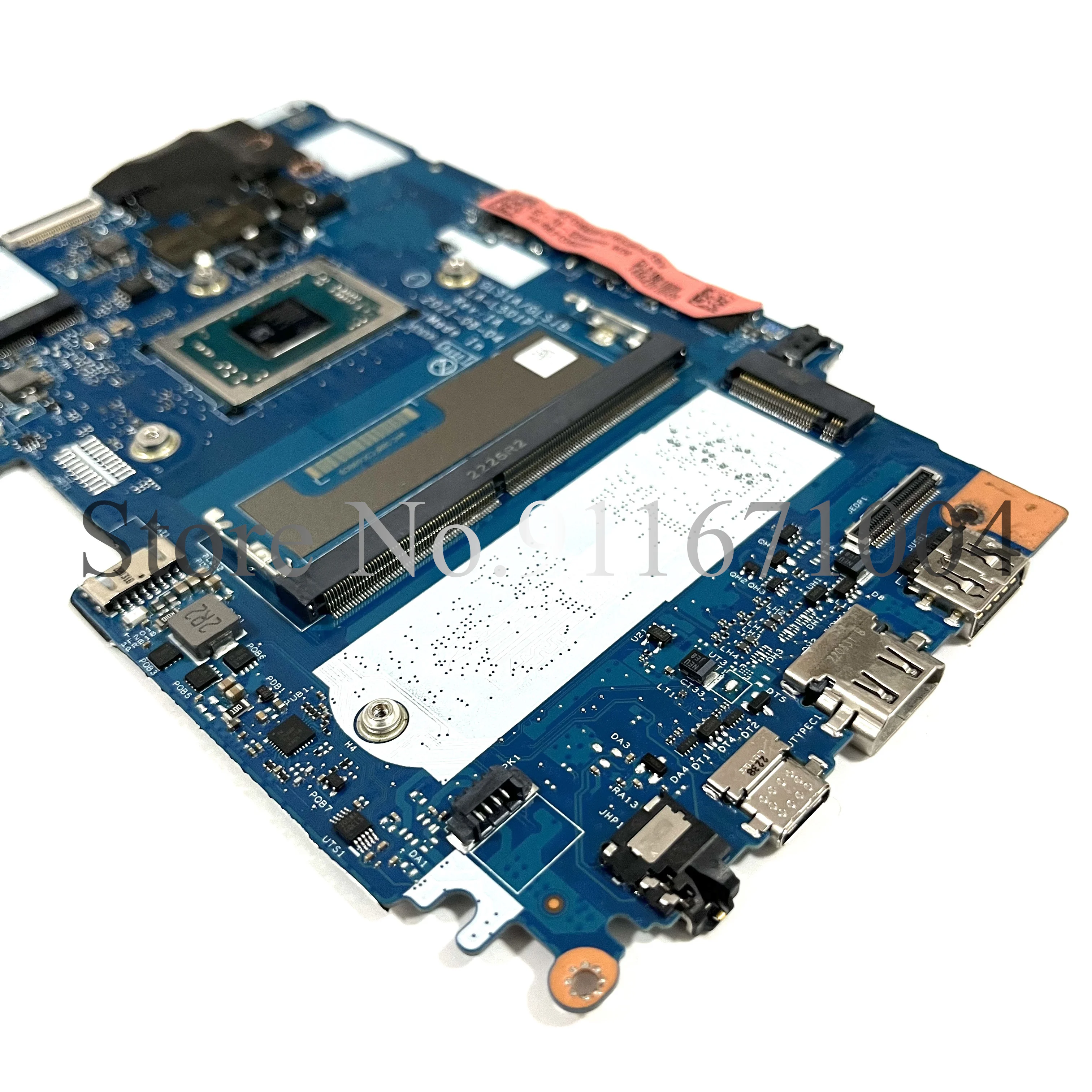 Imagem -04 - Placa-mãe Portátil para Lenovo Ideapad Gls1a Gls1b La-l501p 5b21d69261 115ada7 3020e Cpu Ram 4gb 128g Ssd Uma Mainboard