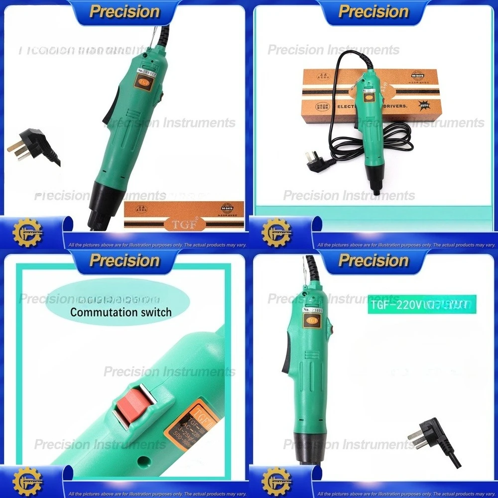 2026 Electric Screwdriver 220V Plug In Adjustable Speed Handheld Power Driver Straight Shaft Tool for Home Repair and Assembly