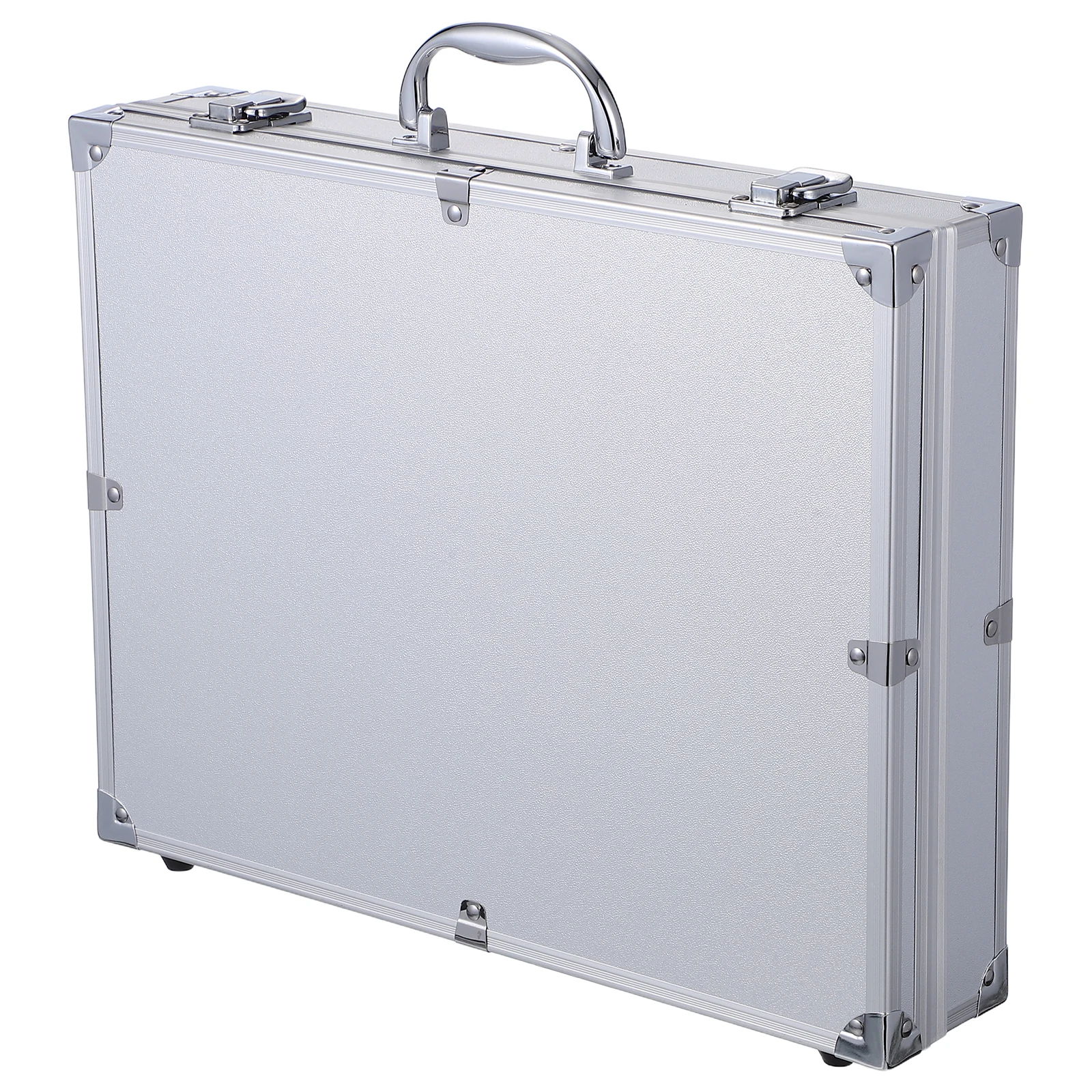 

Aluminum Toolbox White Right Angle Lockable Portable Case Storage Case for Tools Medicine Box Portable Container