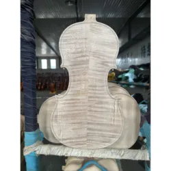 White Violin with a Body and Upper Half, 15.5 in, Made of European Maple and fir Boutique Boutique