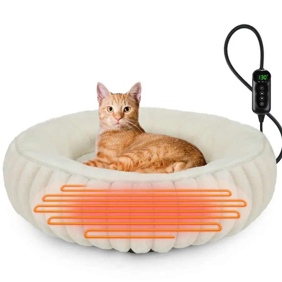 Heated Cat Beds For…