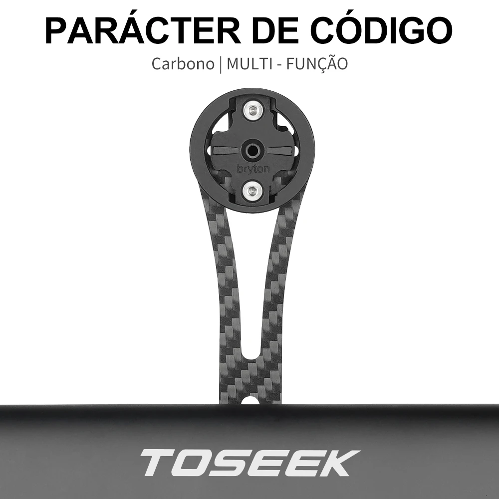 Suporte do computador da bicicleta de carbono ciclismo computador cronômetro velocímetro montagem titular para garmin cateye bryton gopro luz titular