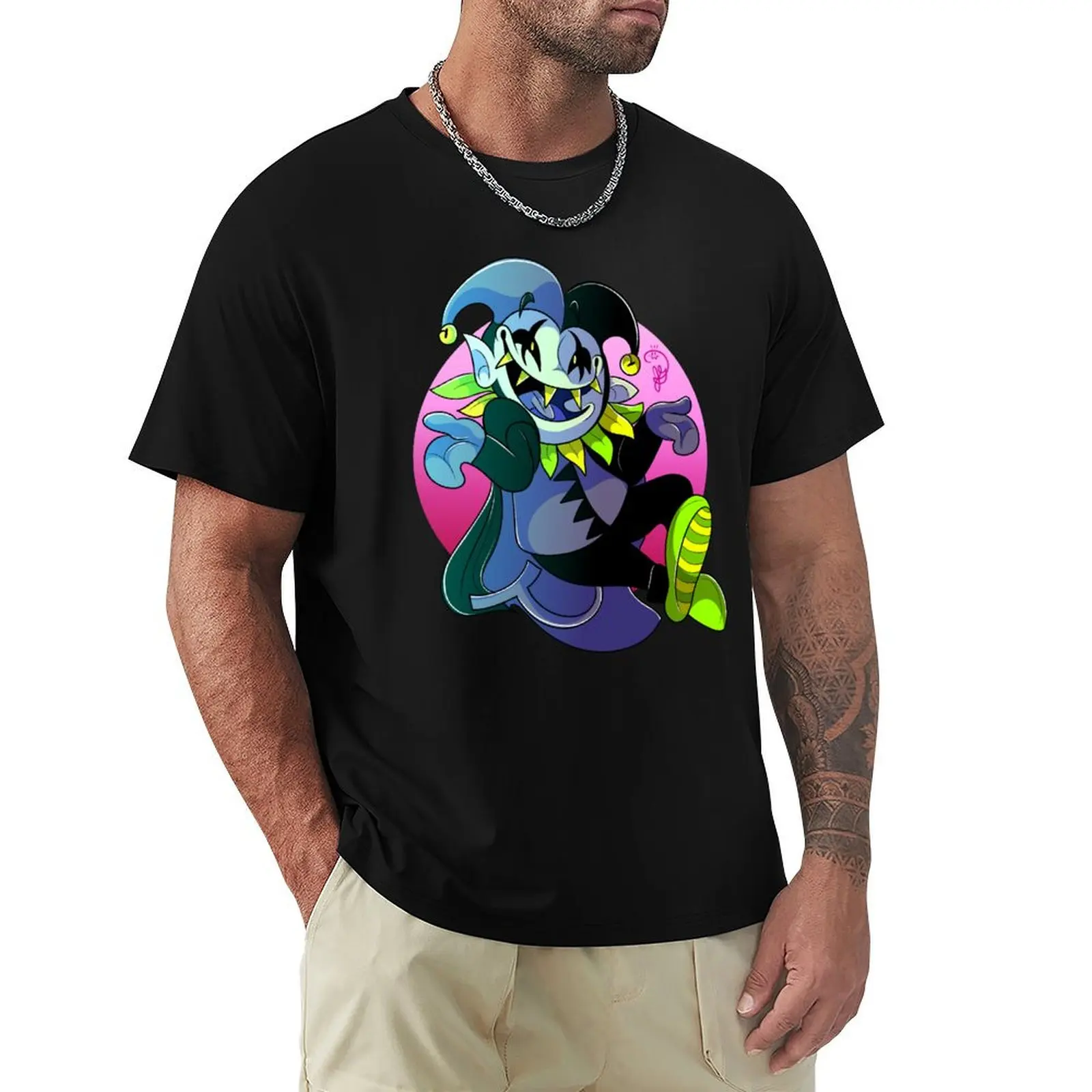 

Deltarune Secret Boss Jevil T-Shirt graphic t shirts funny meme t-shirts cotton graphic tees anime t shirts luxury clothes men