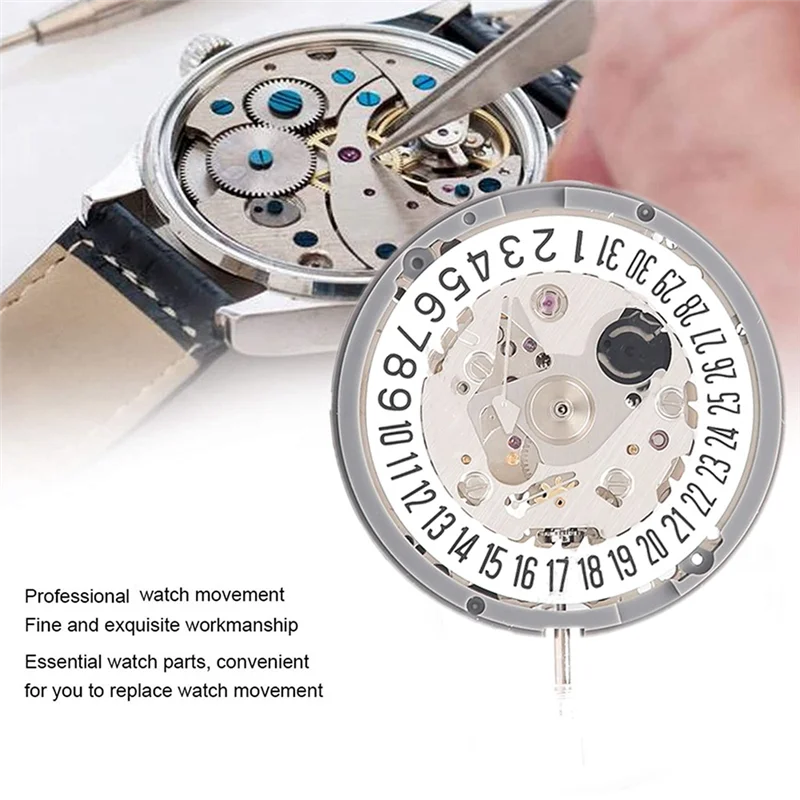 BAAG-NH35/NH35A ساعة حركة 6 الساعة التقويم عالية الدقة ساعة ميكانيكية حركة استبدال للرجال