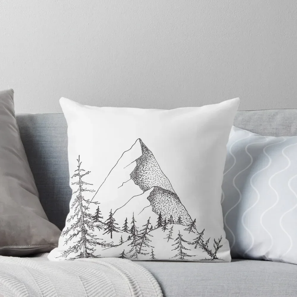 

Lonely Mountain Throw Pillow Throw Pillow christmas pillow case