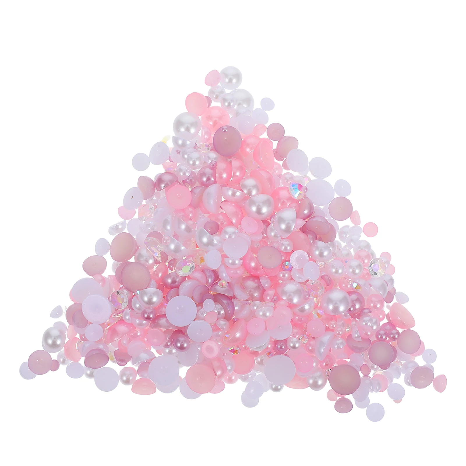 1 ถุง ลูกปัดเรซิ่นแบบแบนผสมขนาดต่างๆ และคริสตัลครึ่งวงกลมสำหรับงานฝีมือ ตกแต่งเล็บ เสื้อผ้า สมุดภาพ และเคสมือถือ