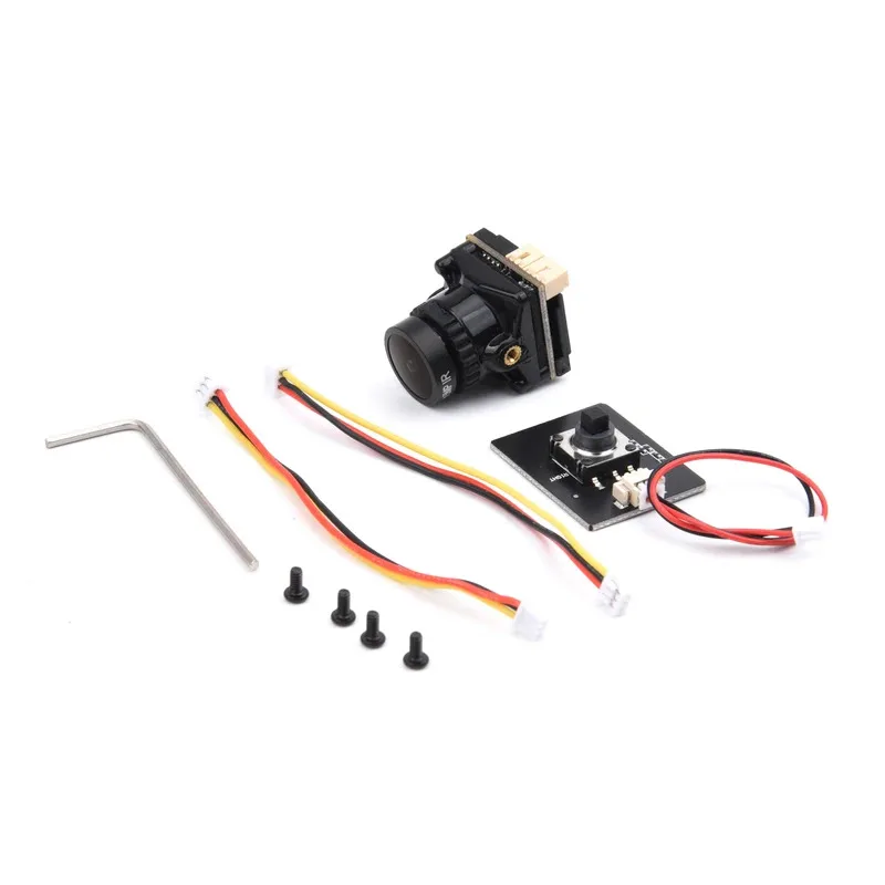 Mini câmera fpv 1800tvl 5mp 2.1mm 1/1.8 "polegadas sensor hdr 19*19mm ntsc & pal comutável para drone fpv peças diy