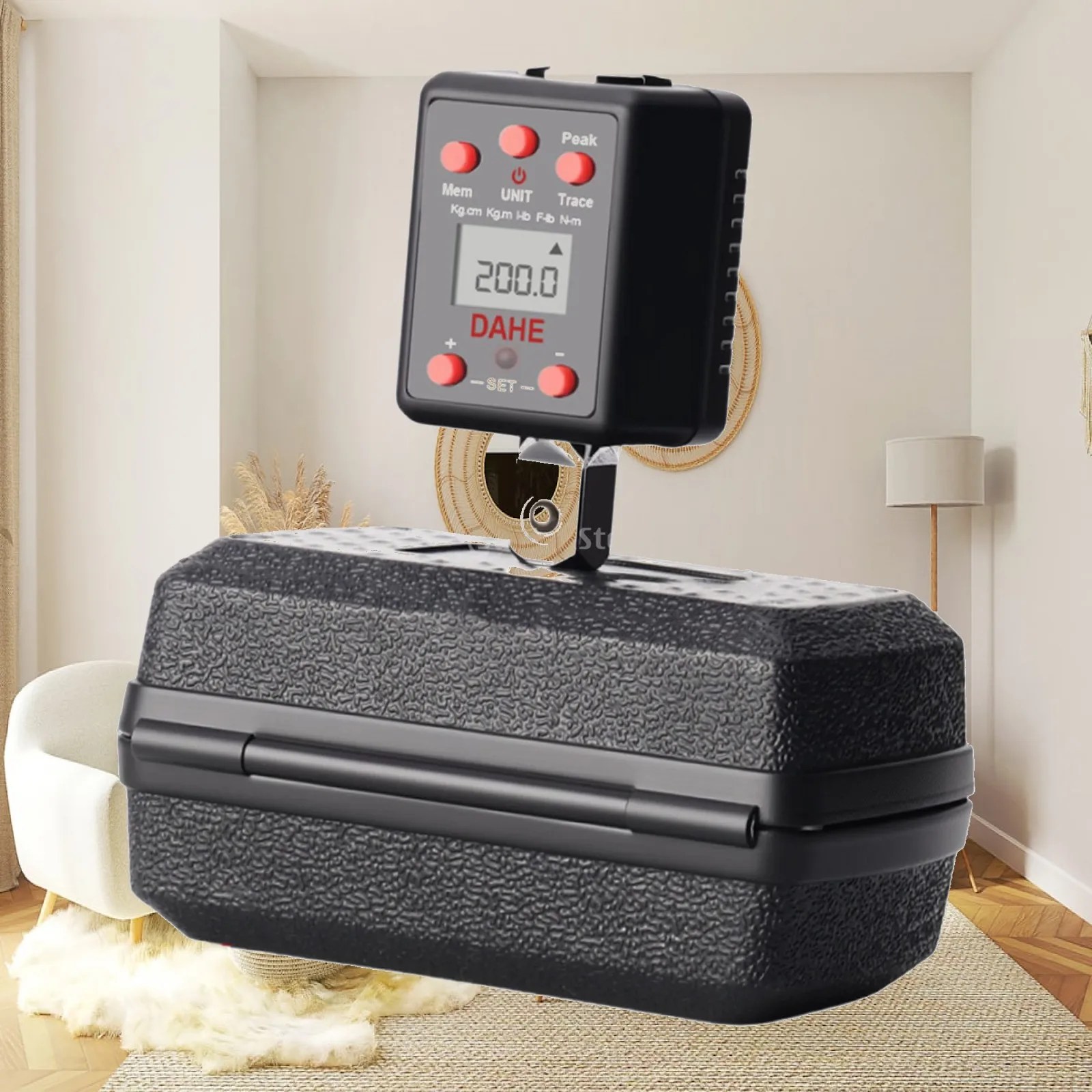 3/4 Inch Drive Digital Torque Meter Attachment Accuracy Tool for Car Torque Wrench Set