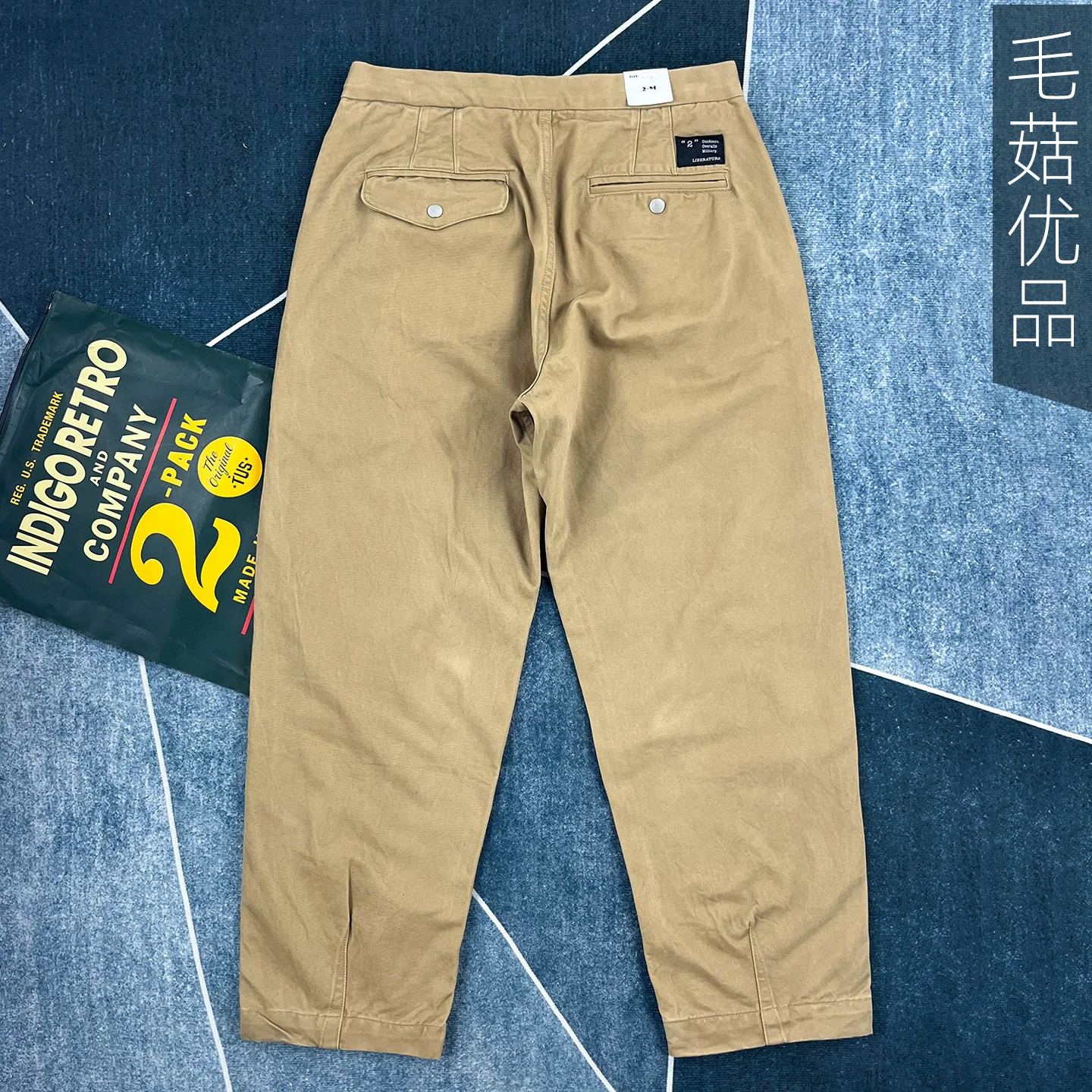 

Мужские брюки премиум-класса из 100% хлопка — зауженные повседневные брюки прямого кроя, тяжелый американский стиль рабочей одежды на осень-осень