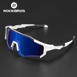 ROCKBROS okulary rowerowe fotochromowe soczewki polaryzacyjne okulary przeciwsłoneczne UV400 okulary ochronne jazda na nartach wędkarstwo wspinaczka gogle rowerowe