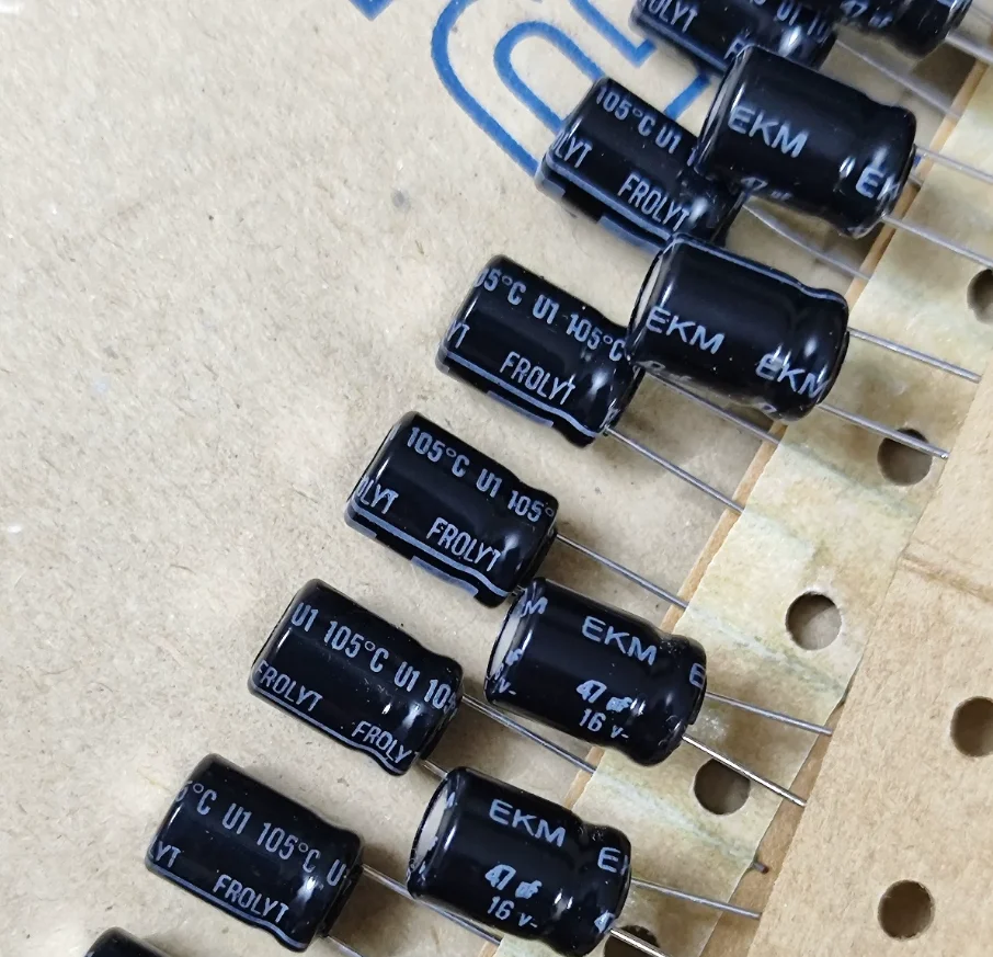 30pcs/lot German FROLYT EKM 16V 47UF 8.7X12.7mm Audio Fever Aluminum Electrolytic Capacitor Free Shipping