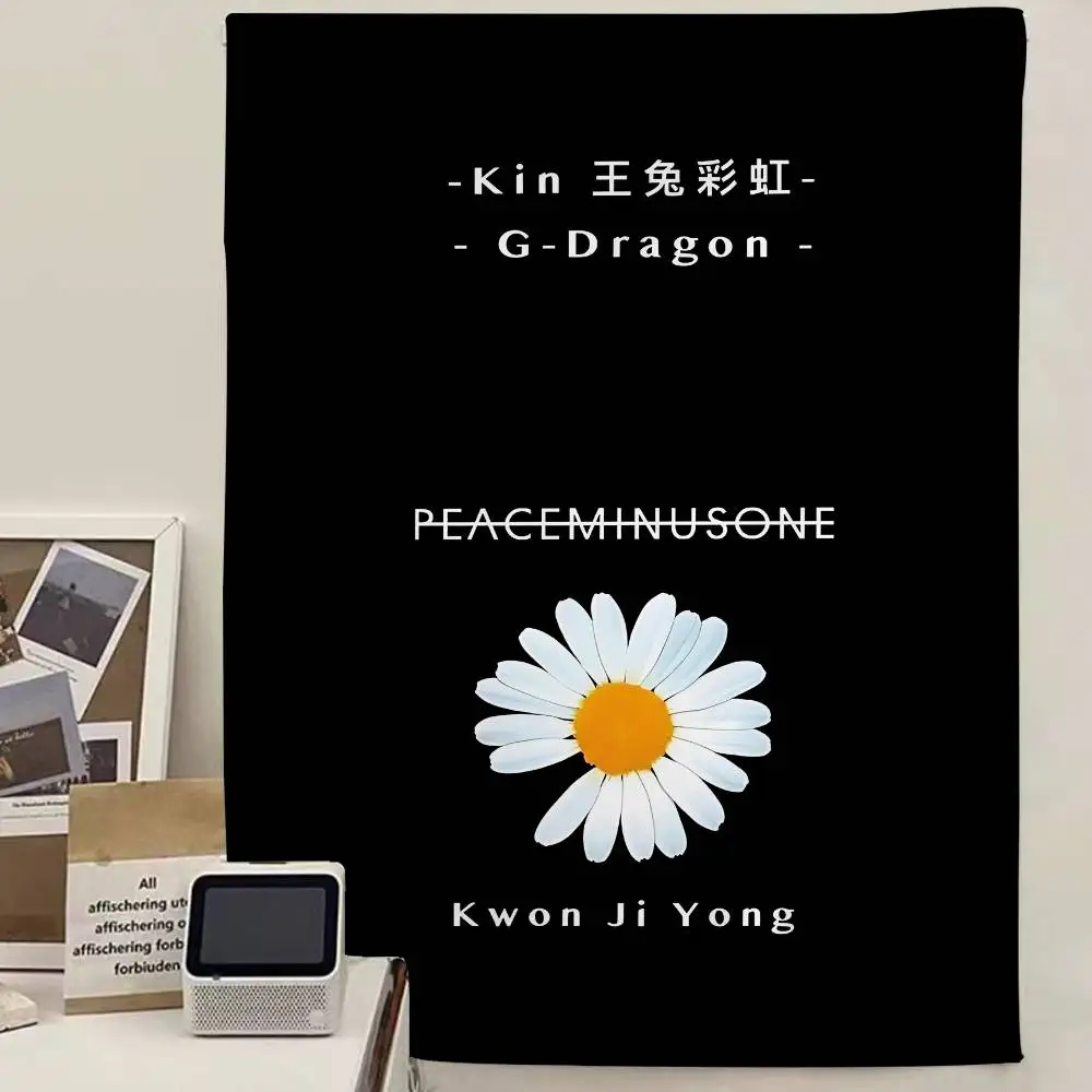 G-Dragon Daisy P-Peaceminusone Hanging Bohemian Tapestry Cheap Hippie Wall Hanging Bohemian Wall Tapestries Mandala  Home Decor