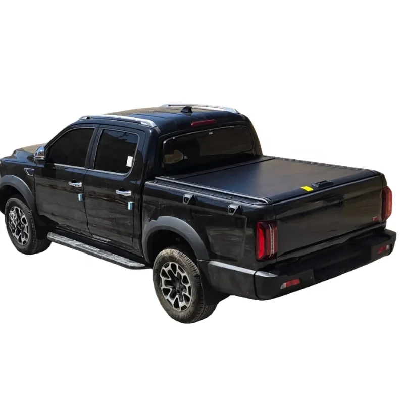 Hot selling Factory Aluminum Hard Retractable Truck Pickup Bed Manual Tonneau Cover Roller lid for Landtrek Bakkie 3