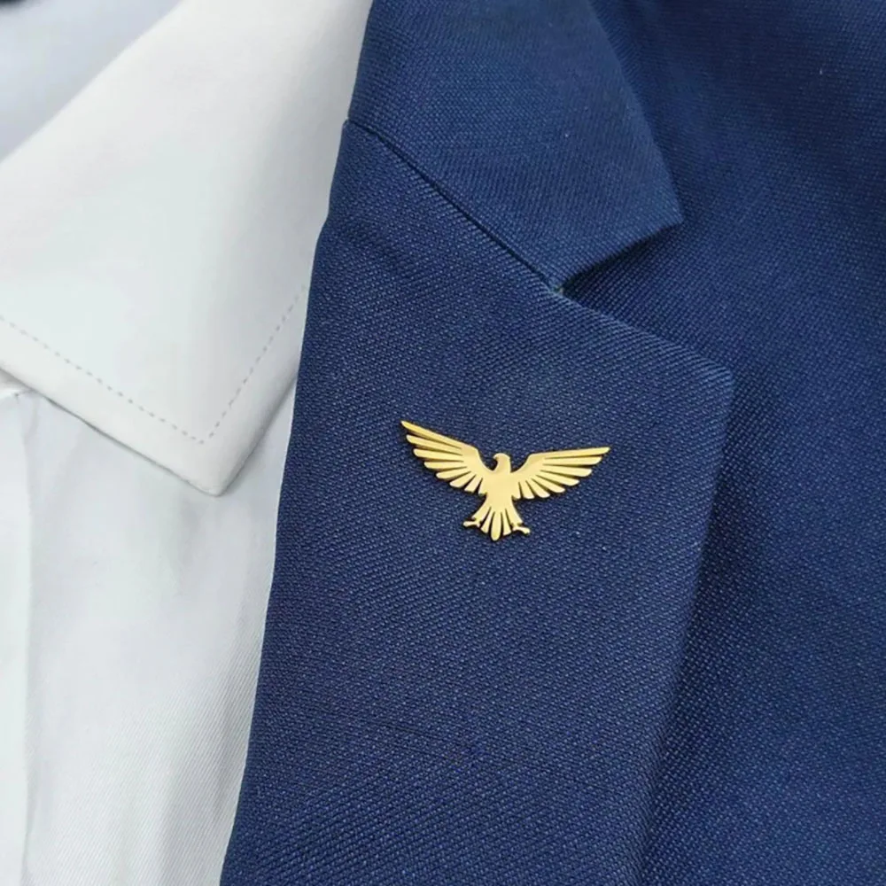 

Eagle Brooch Personalized Design is the Best Choice for Suit Shirts and Wedding Parties