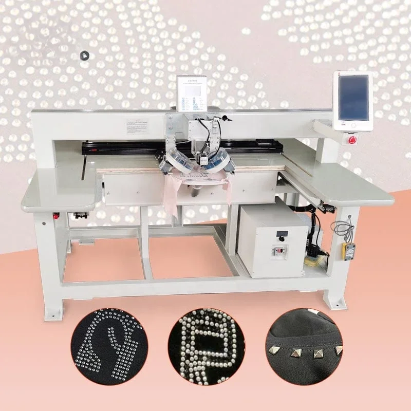 Automático ultra-sônico Hot Fix, Hotfix, Rhinestone Configuração, Transferência, Sticker Design, Modelo, Máquina de escovar