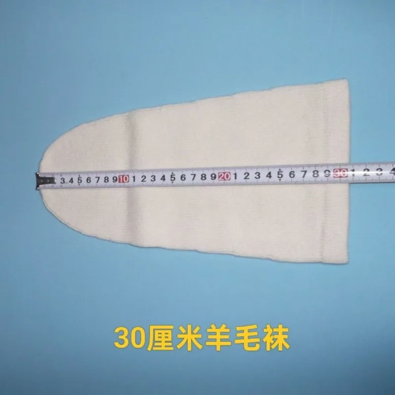 Calzino per ceppo di lana Ispessimento della coscia e del polpaccio Disabili Morbido e confortevole Calzino per le gambe protesico sopra il ginocchio per amputie