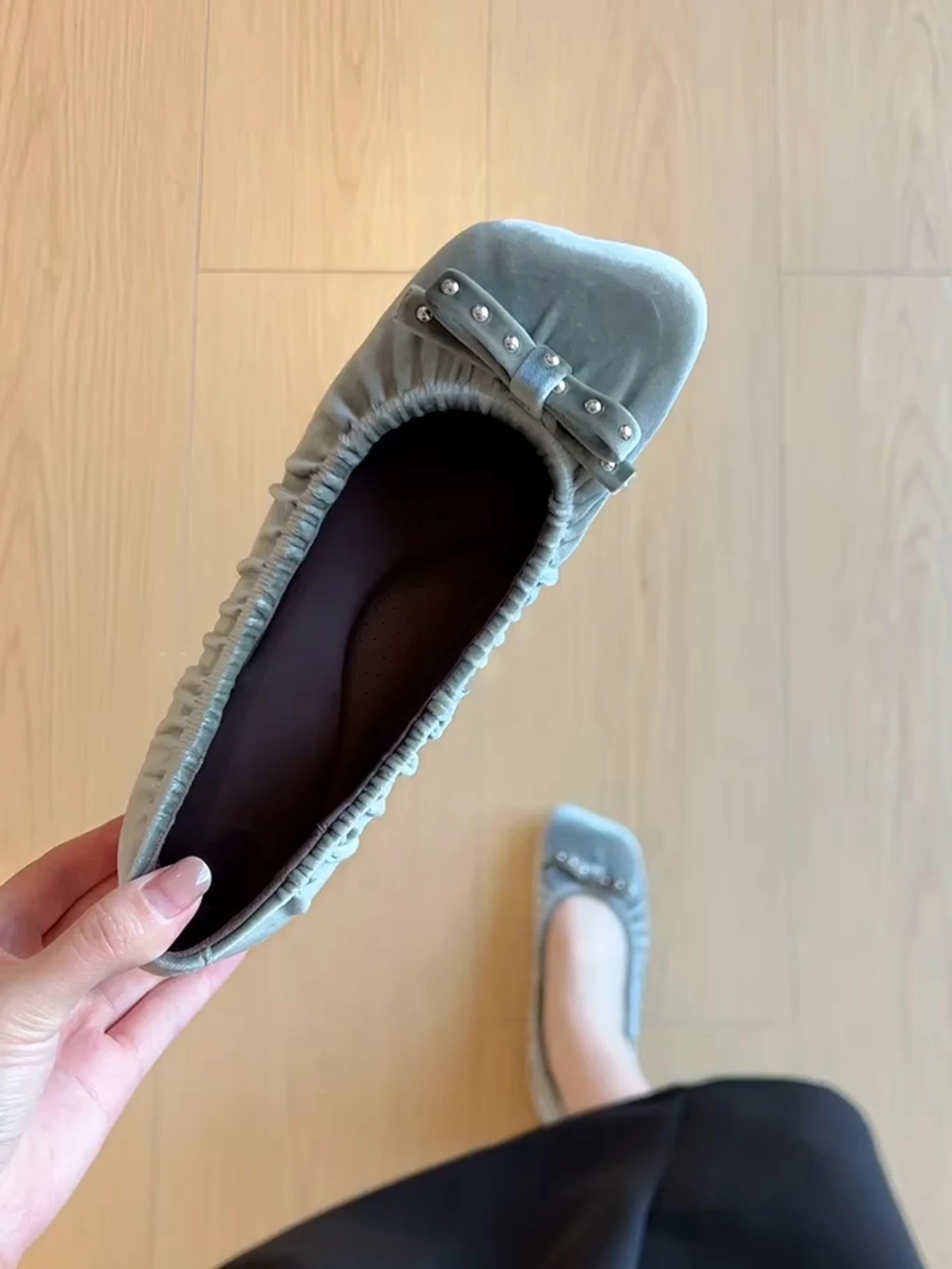 scarpe-basse-con-nodo-di-strass-e-fondo-piatto-ballerine-da-donna-slip-on-con-tacco-basso-versione-in-pelle-stile-coreano-alla-moda