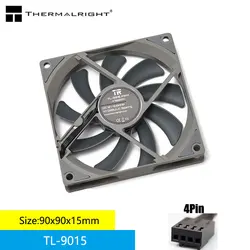 Thermalright TL-9015 chassis cooling fan 92x92x15mm 4pin PWM 2700 speed low noise Ultra -thin fan