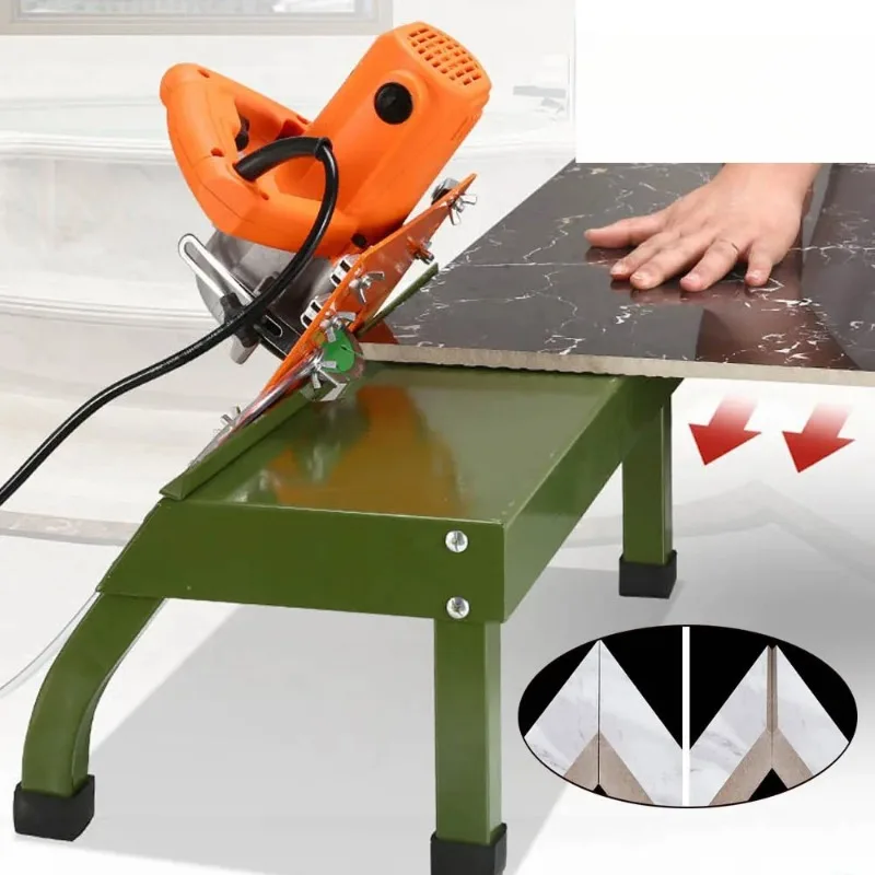 High Precision 45 Degree Dust-Free Water Cutting Chamfer Machine Portable Desktop Ceramic Tile Bevel Grinder