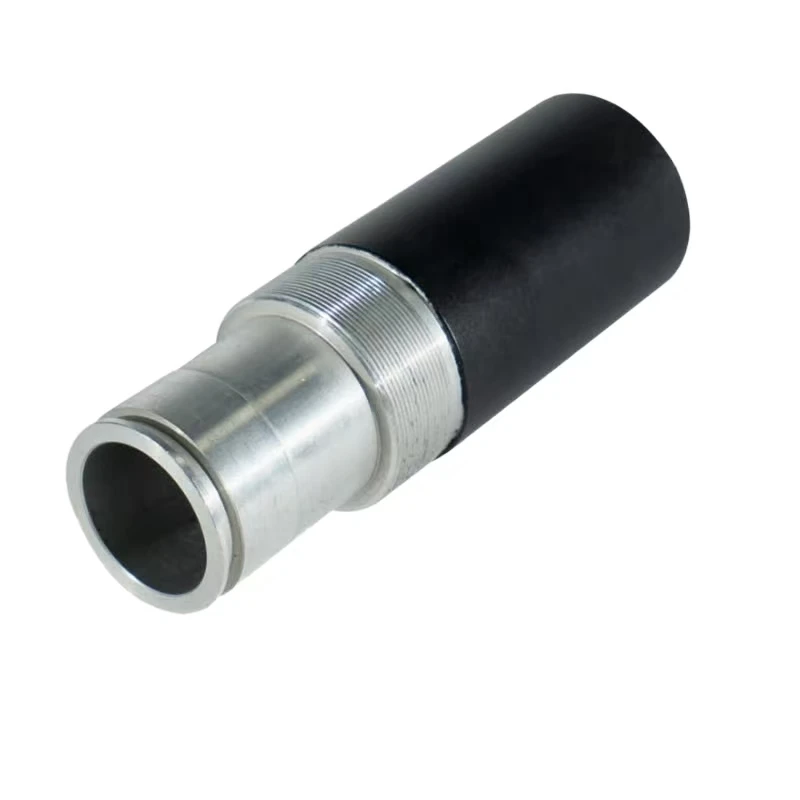 CNC Machined Stainless Steel-Rubber Composite Fittings Fluid System Seal Connection Assemblies