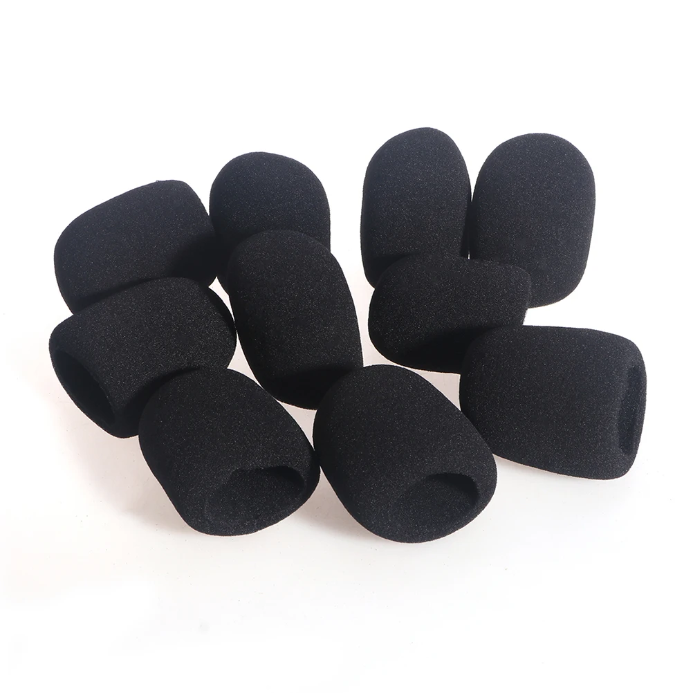 

12 Pcs Sponge Cover Cushions Soft Breathable Material Windscreen Foam Microphone Windscreen Cover Headphones Accessories