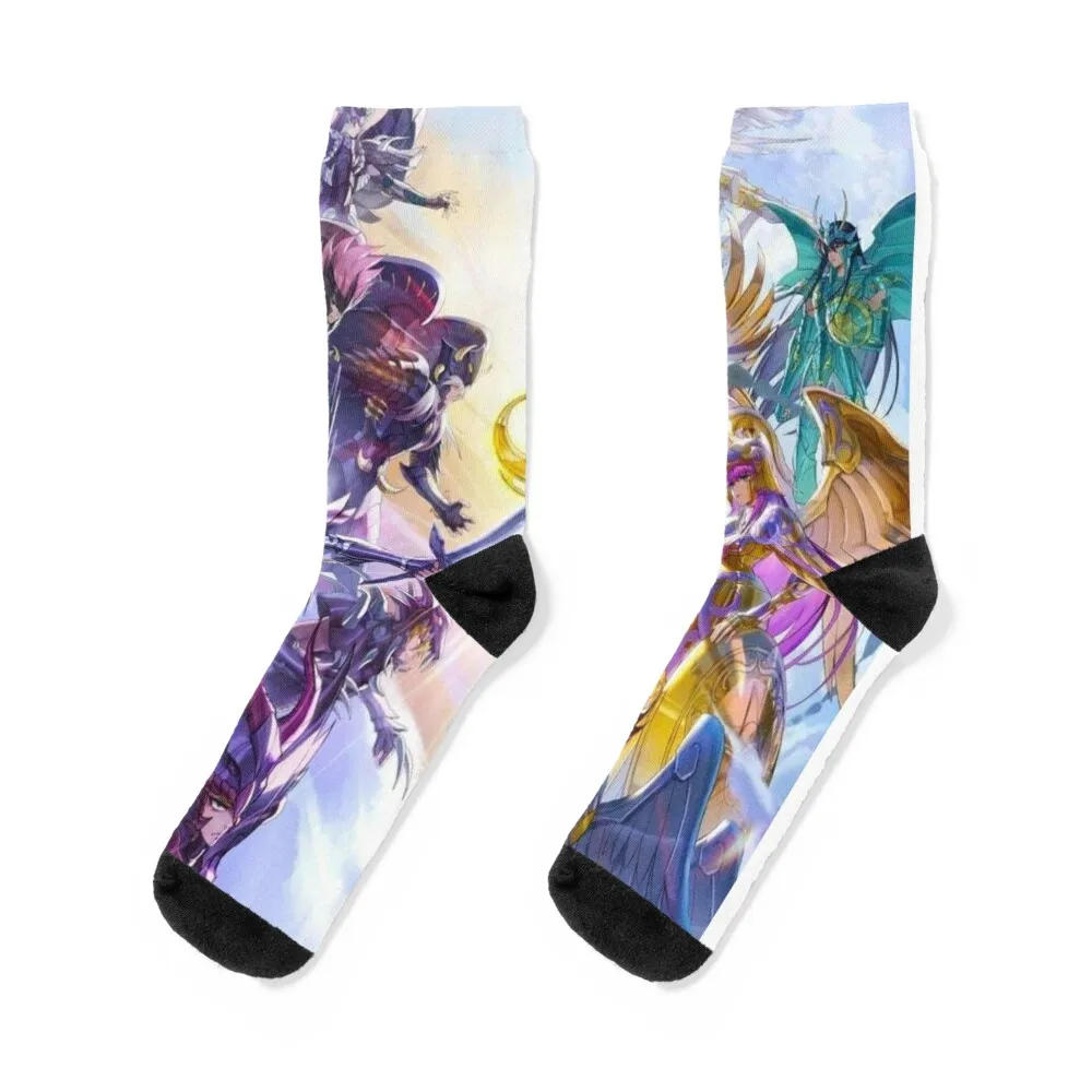 Knights of the Zodiac Socks sports stockings gym summer Socks Ladies Men's