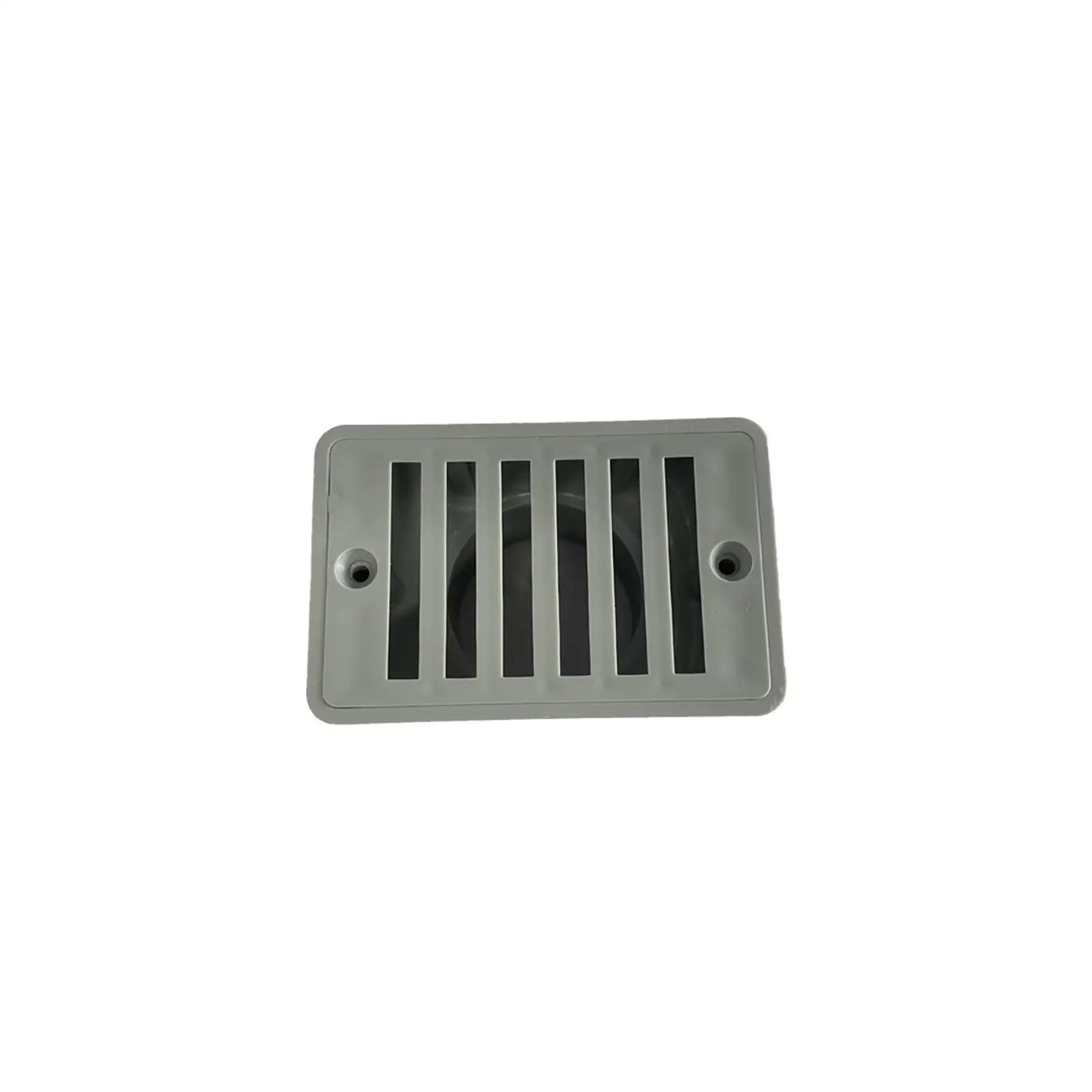 Swimming Pool Overflow Outlet with Screws Square Grey PP Floor Drain Assembly Anti Clog for in Ground Pools Hot Tub Spa