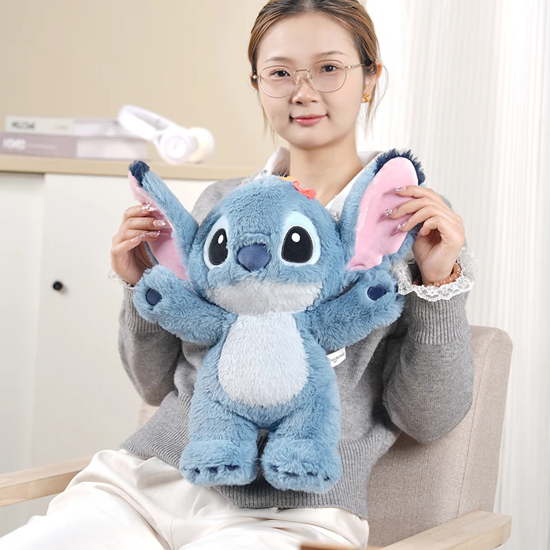 Oryginalne pluszaki Disney Stitch Angel, urocze lalki z kreskówki Lilo i Stitch, poduszka do rzucania, breloczek, prezent urodzinowy