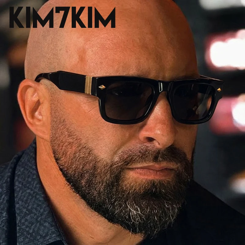 

Photochromic Thick Frame Square Sunglasses Men 2026 Luxury Designer Vintage Oversized Sun Glasses Male Fashion Driving Shades